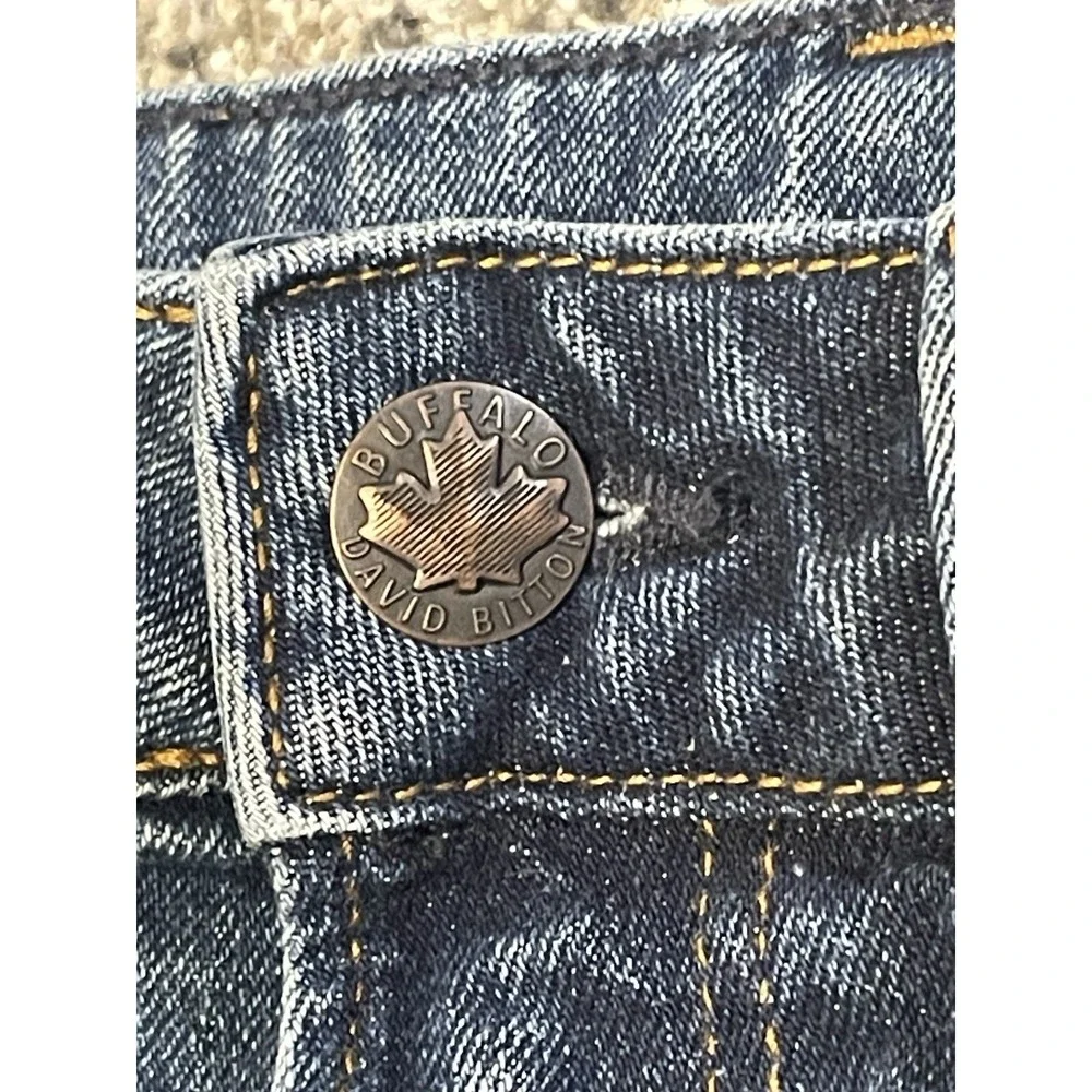Buffalo David Bitton Blue Jeans Mens Slim‎ Bootcut King 30x30- Actual Size 32x28